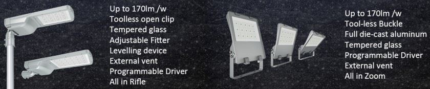 ZGSM lanzó el nuevo rifle de luz de calle Led más nuevo y zoom de luz de inun...